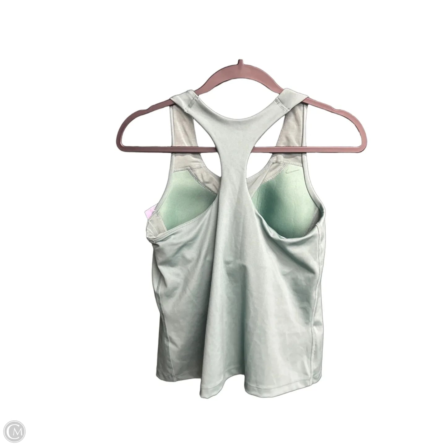 Athletic Tank Top By Nike Apparel In Green, Size: M