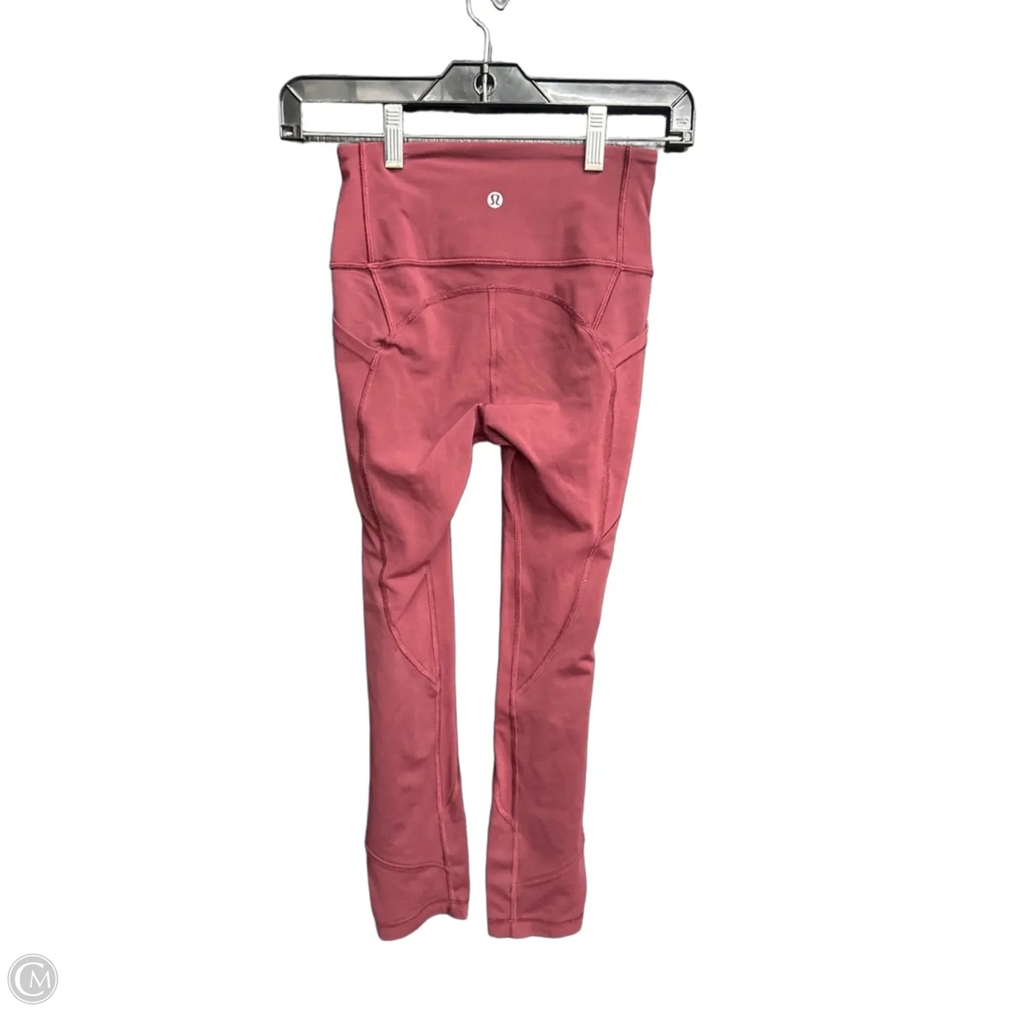 Athletic Leggings By Lululemon In Maroon, Size: Xs