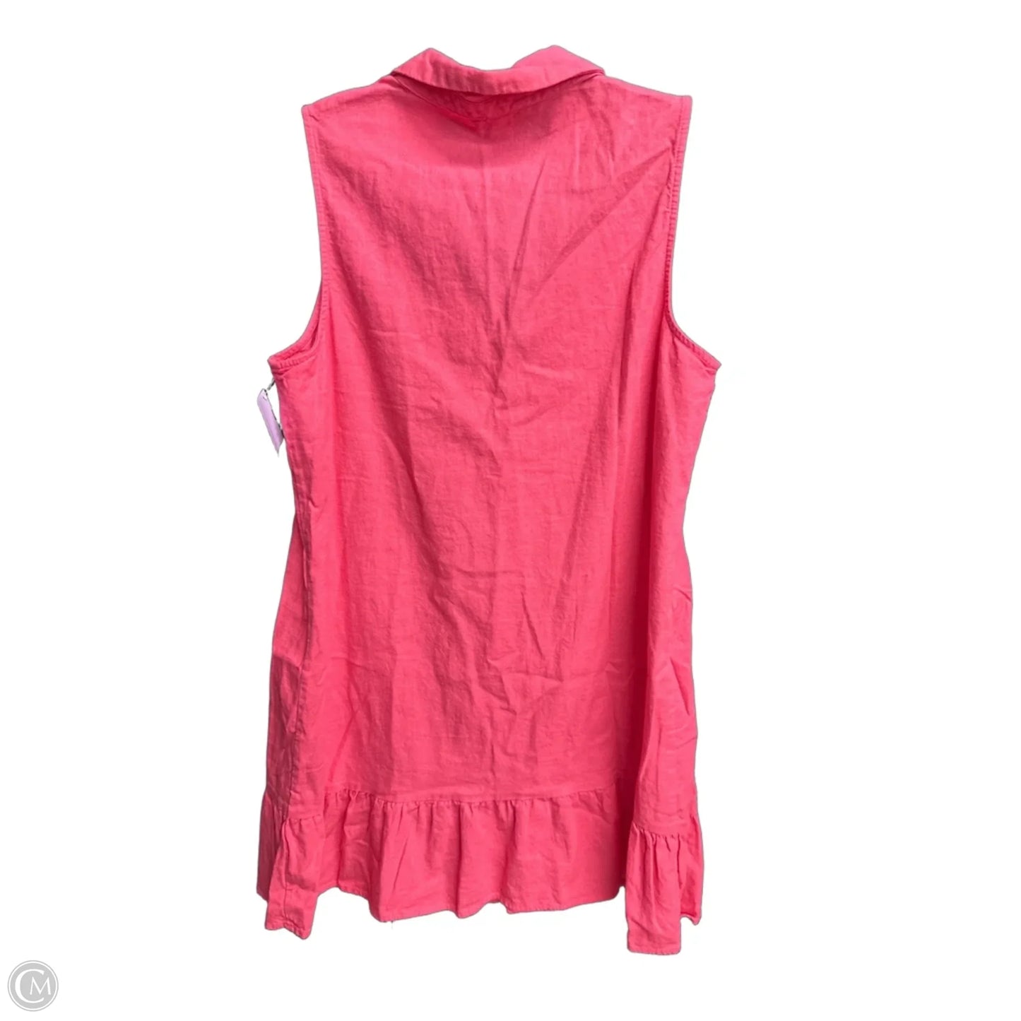 Dress Casual Midi By London Times In Pink, Size: Xl