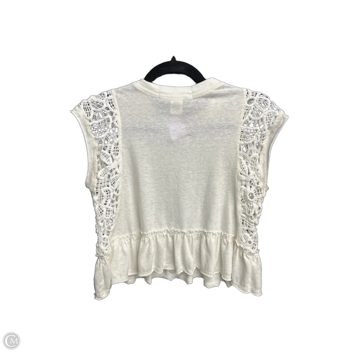 Top Short Sleeve By Altard State In Cream, Size: Xs