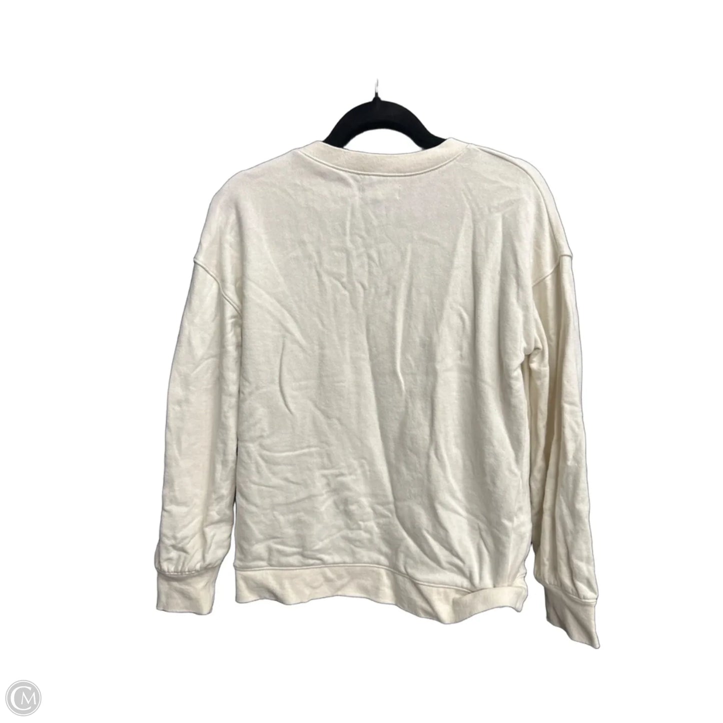 Top Long Sleeve By Madewell In White, Size: Xs