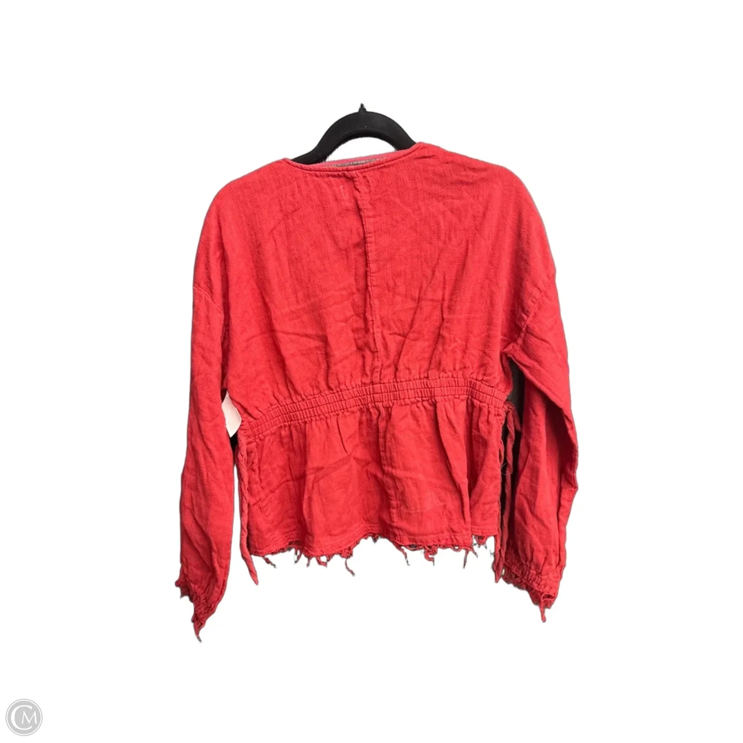 Top Long Sleeve By True Craft In Red, Size: M