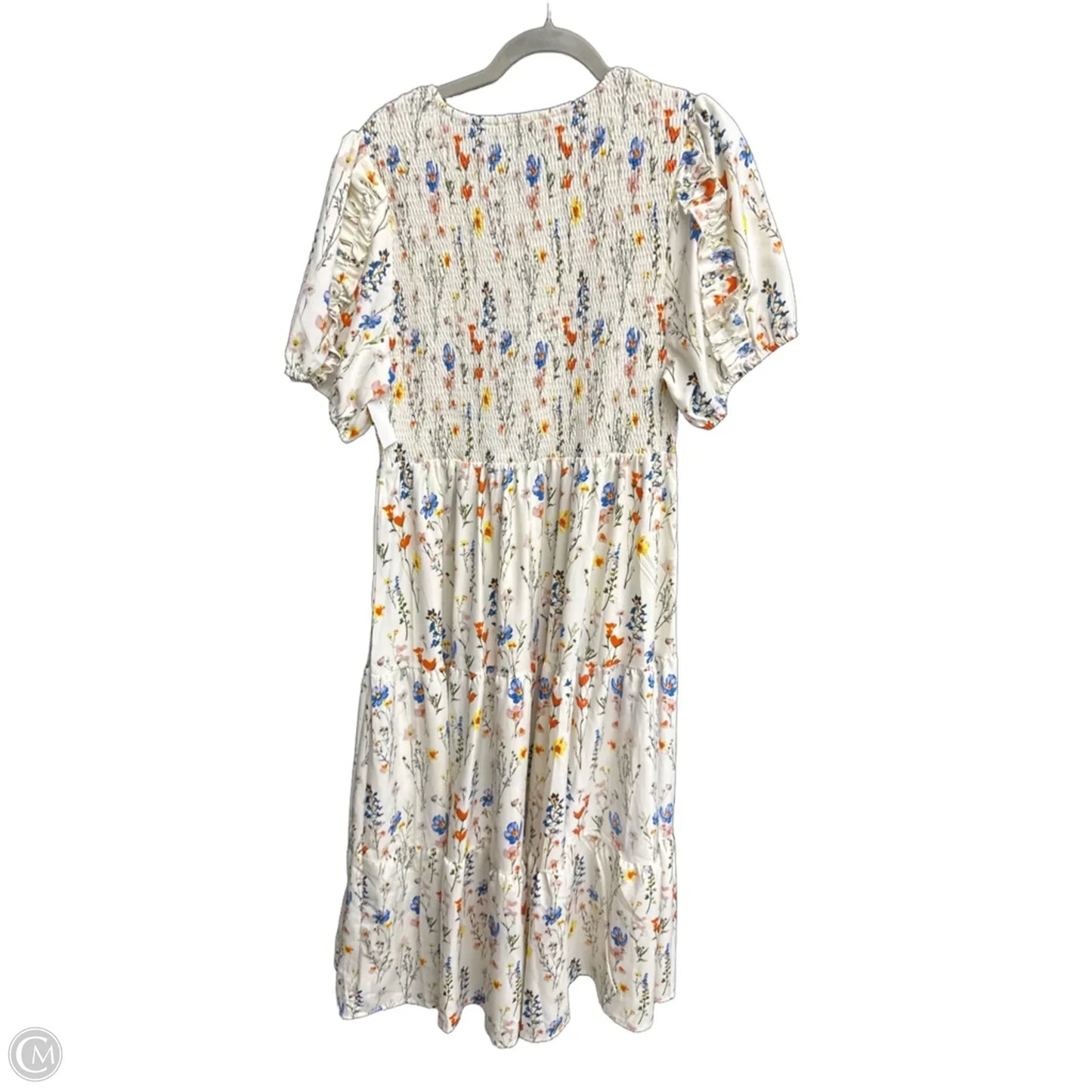 Dress Casual Maxi By Shein In Floral Print, Size: 2x