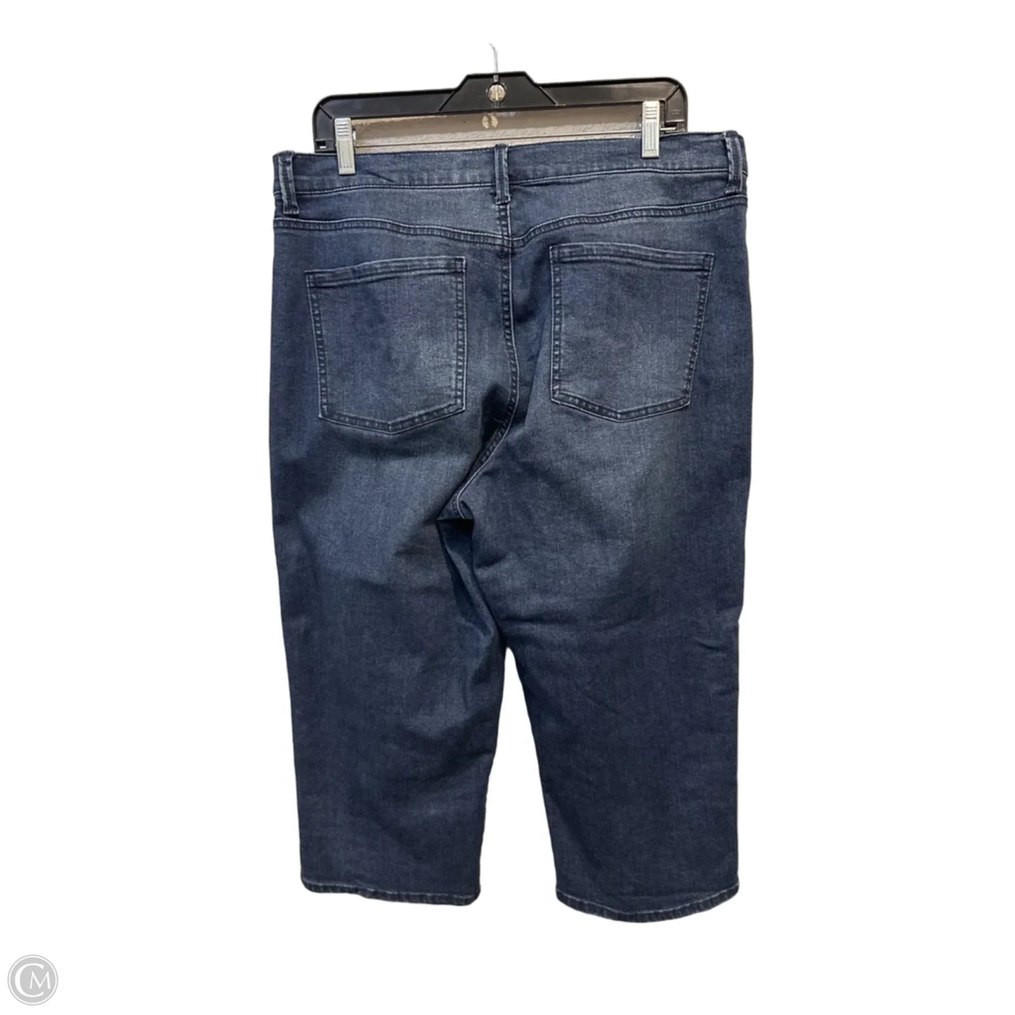 Jeans Wide Leg By Gloria Vanderbilt In Blue Denim, Size: 14