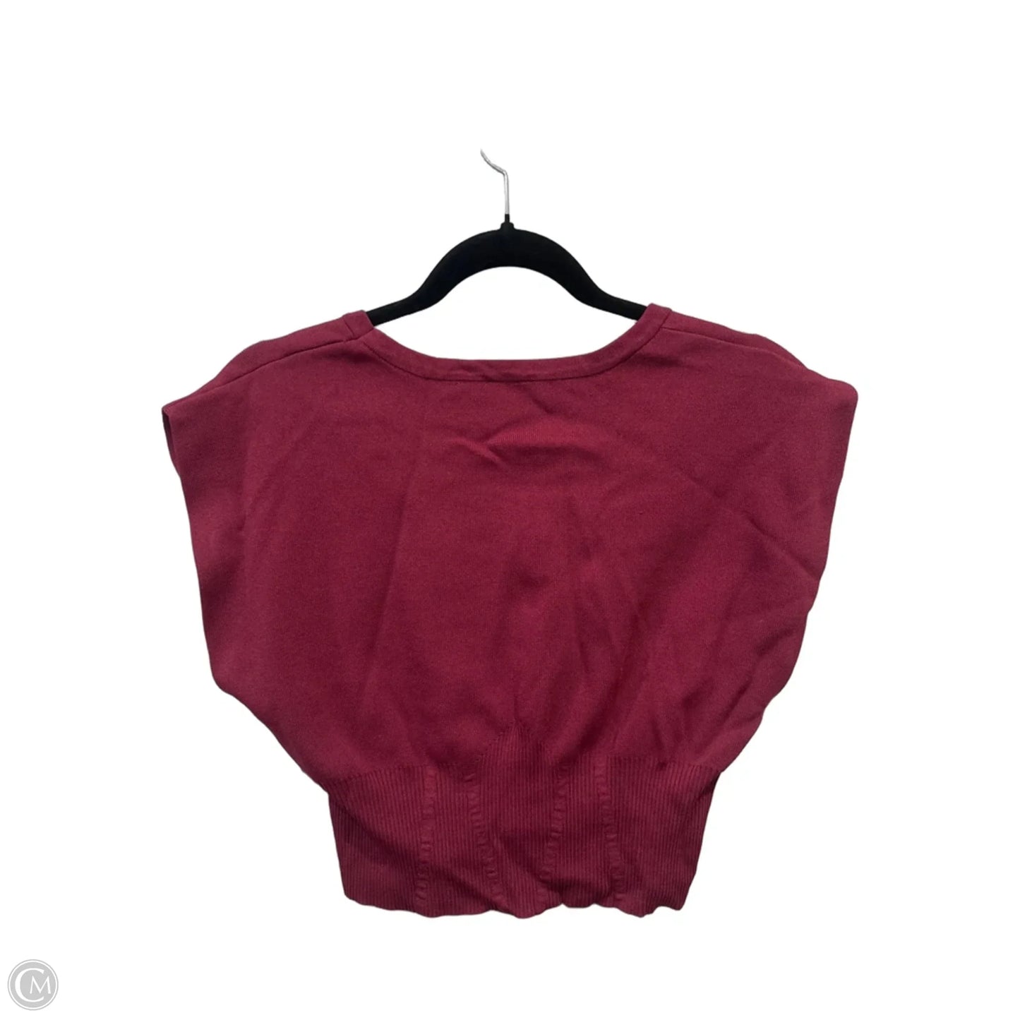 Top Short Sleeve By Endless Rose In Red, Size: L