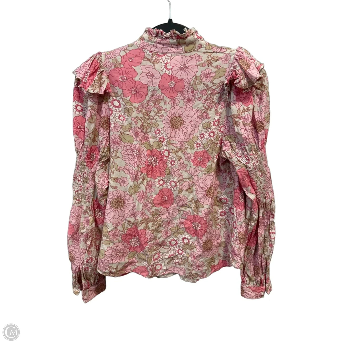 Top Long Sleeve By Clothes Mentor In Floral Print, Size: S