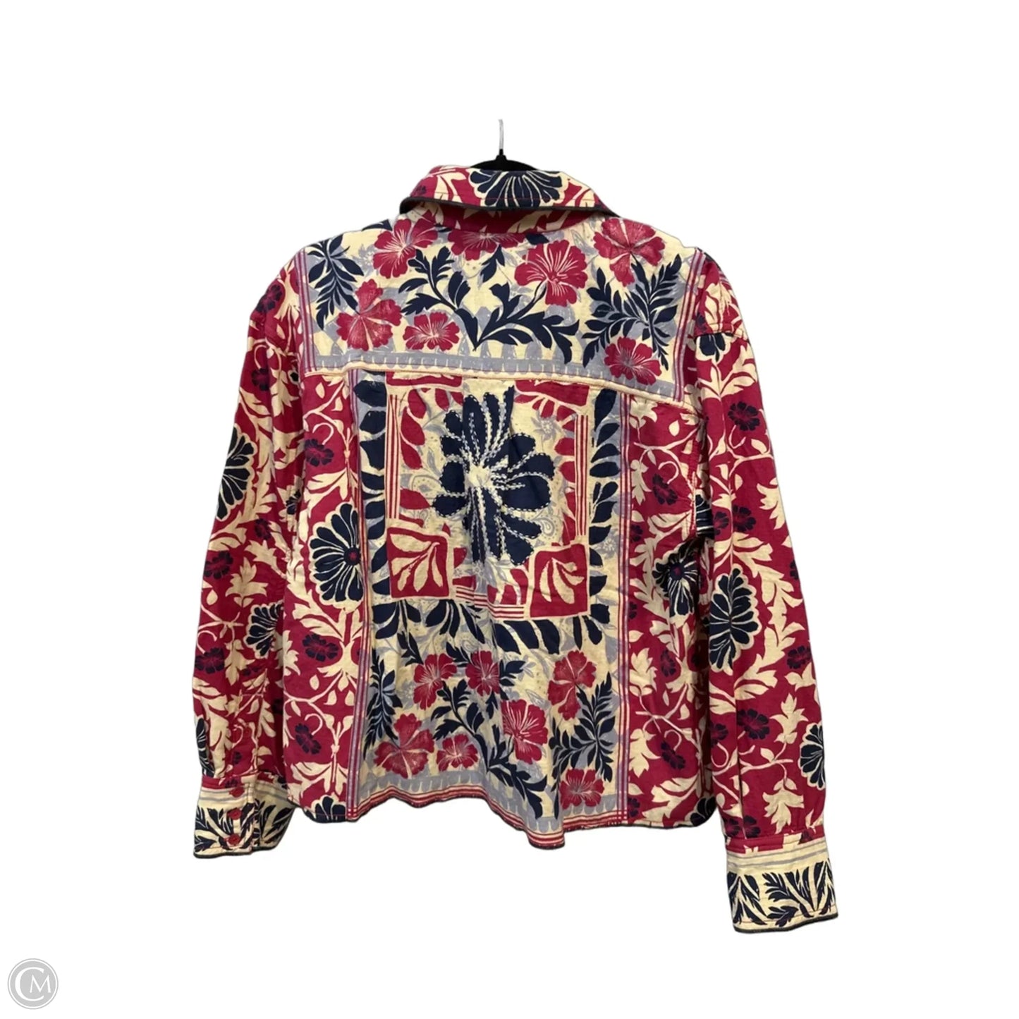 Jacket Shirt By We The Free In Floral Print, Size: S
