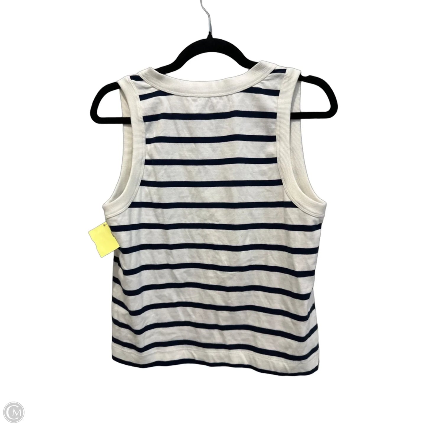 Top Sleeveless By Loft In Striped Pattern, Size: S