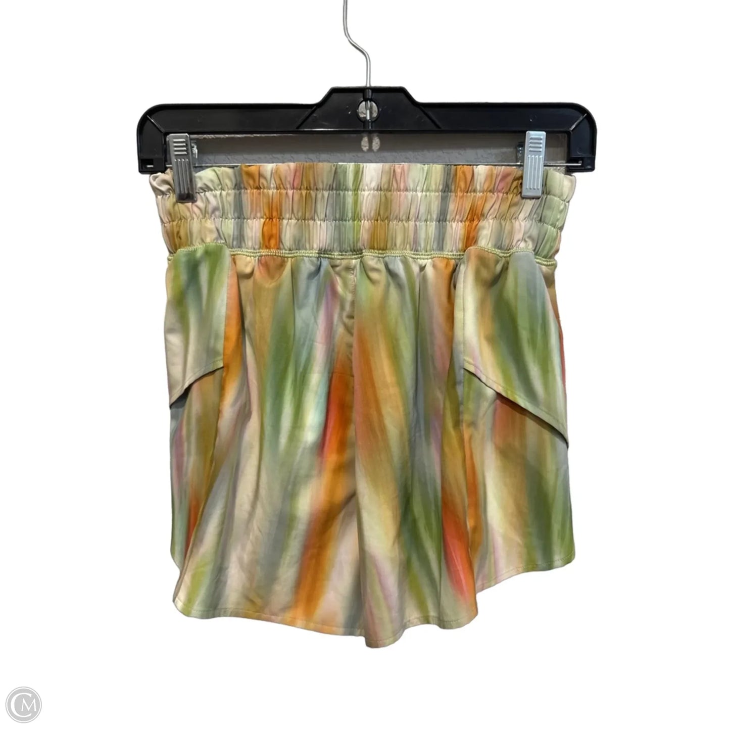 Athletic Shorts By Calia In Green & Orange, Size: Xs