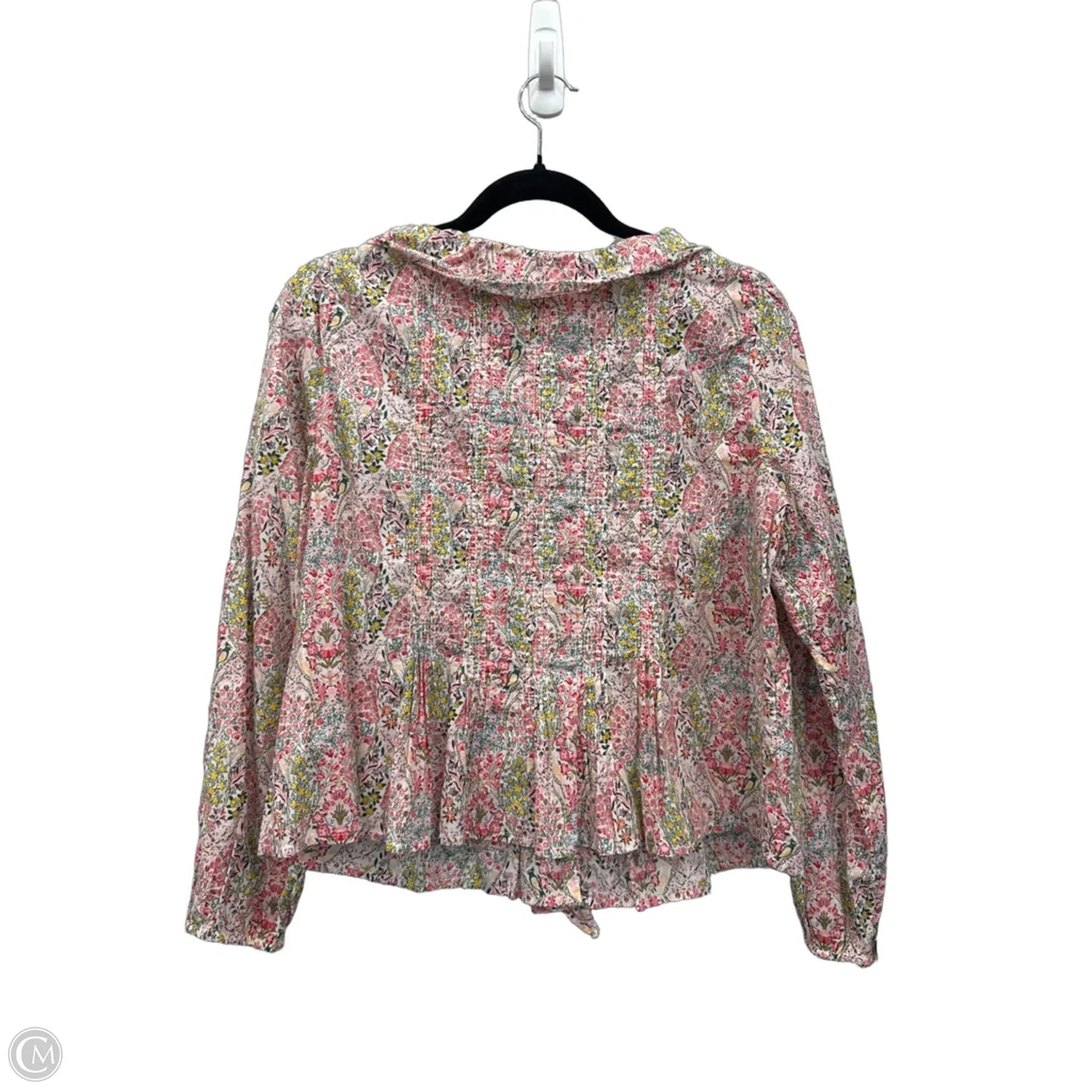 Top Long Sleeve By Talbots In Floral Print, Size: Mp