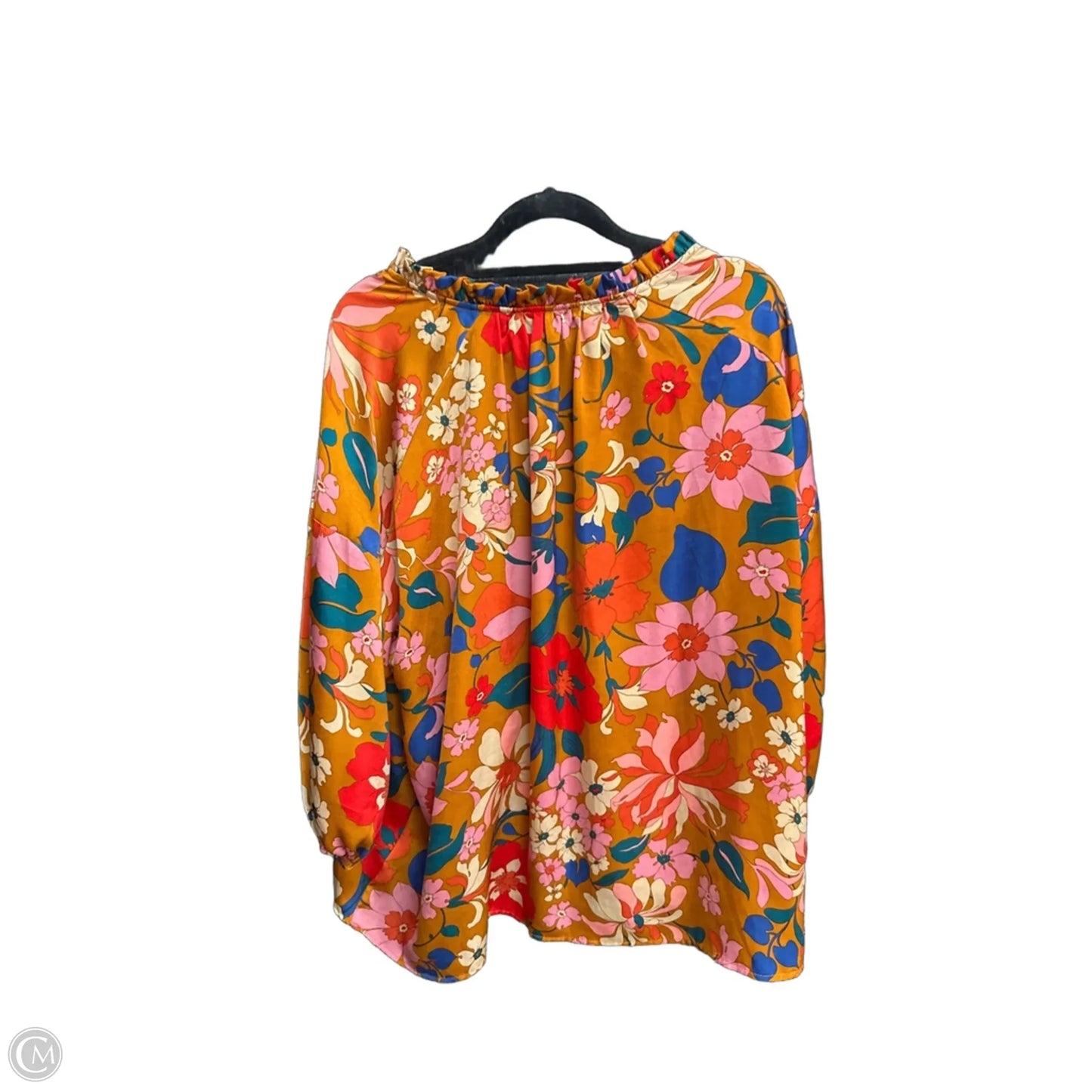 Top Short Sleeve By Entro In Floral Print, Size: S