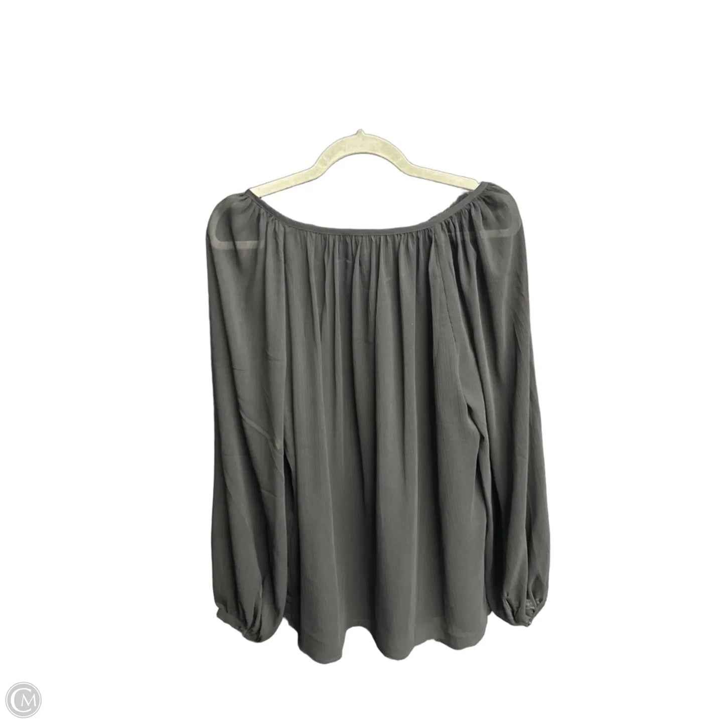 Top Long Sleeve By Talbots In Black, Size: M