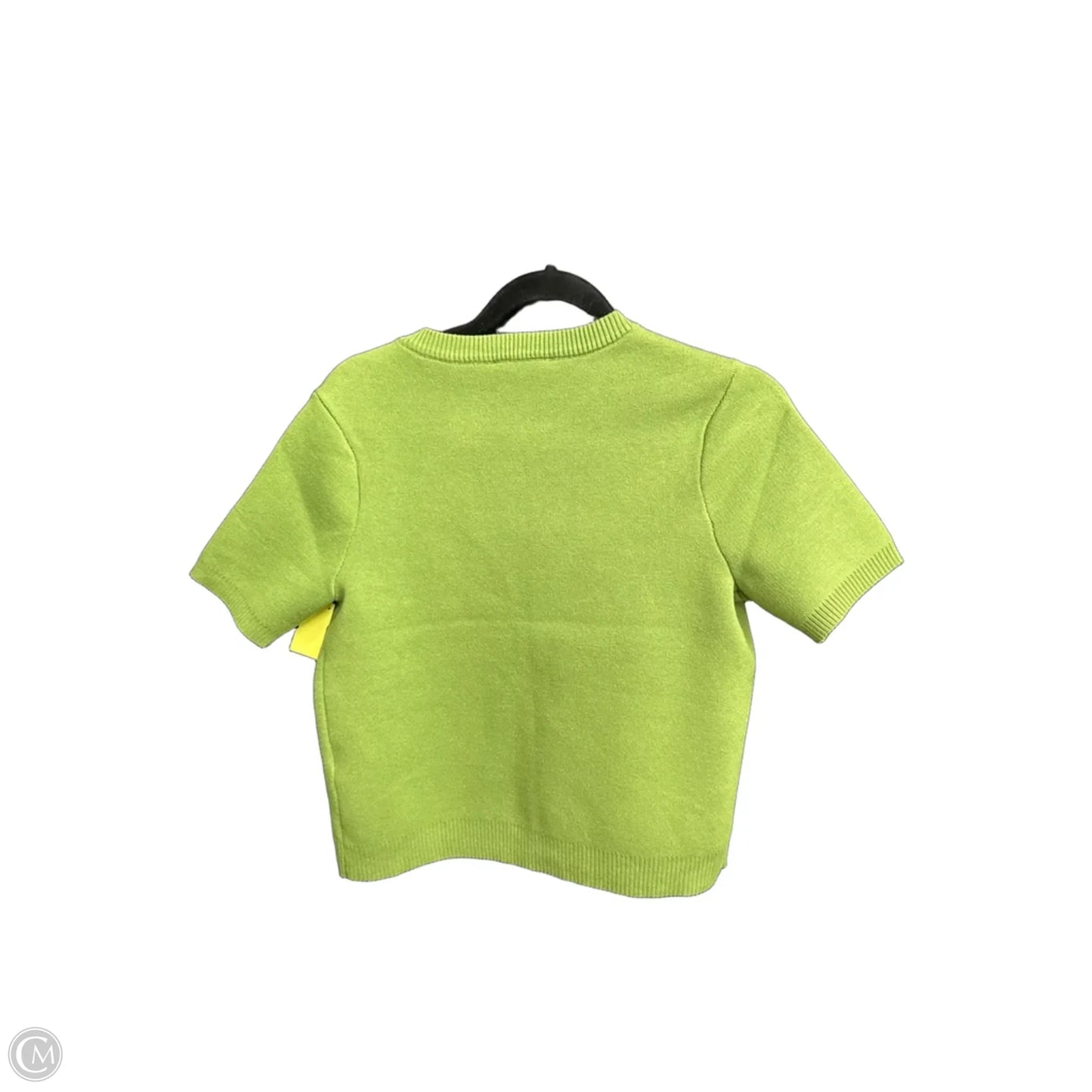 Sweater Short Sleeve By Clothes Mentor In Green, Size: S