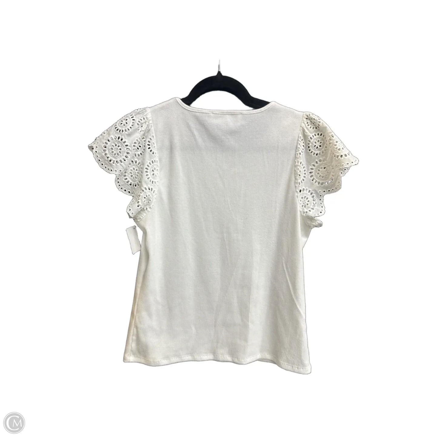 Top Sleeveless By Chelsea And Theodore In White, Size: L