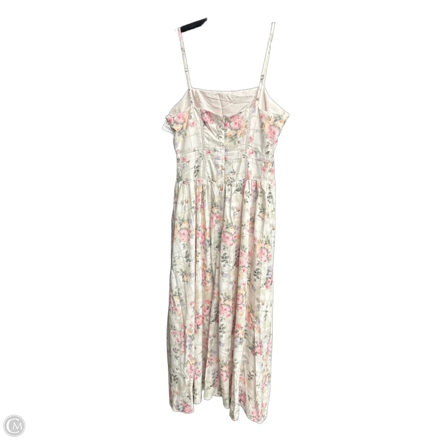 Dress Casual Maxi By Clothes Mentor In Cream, Size: L