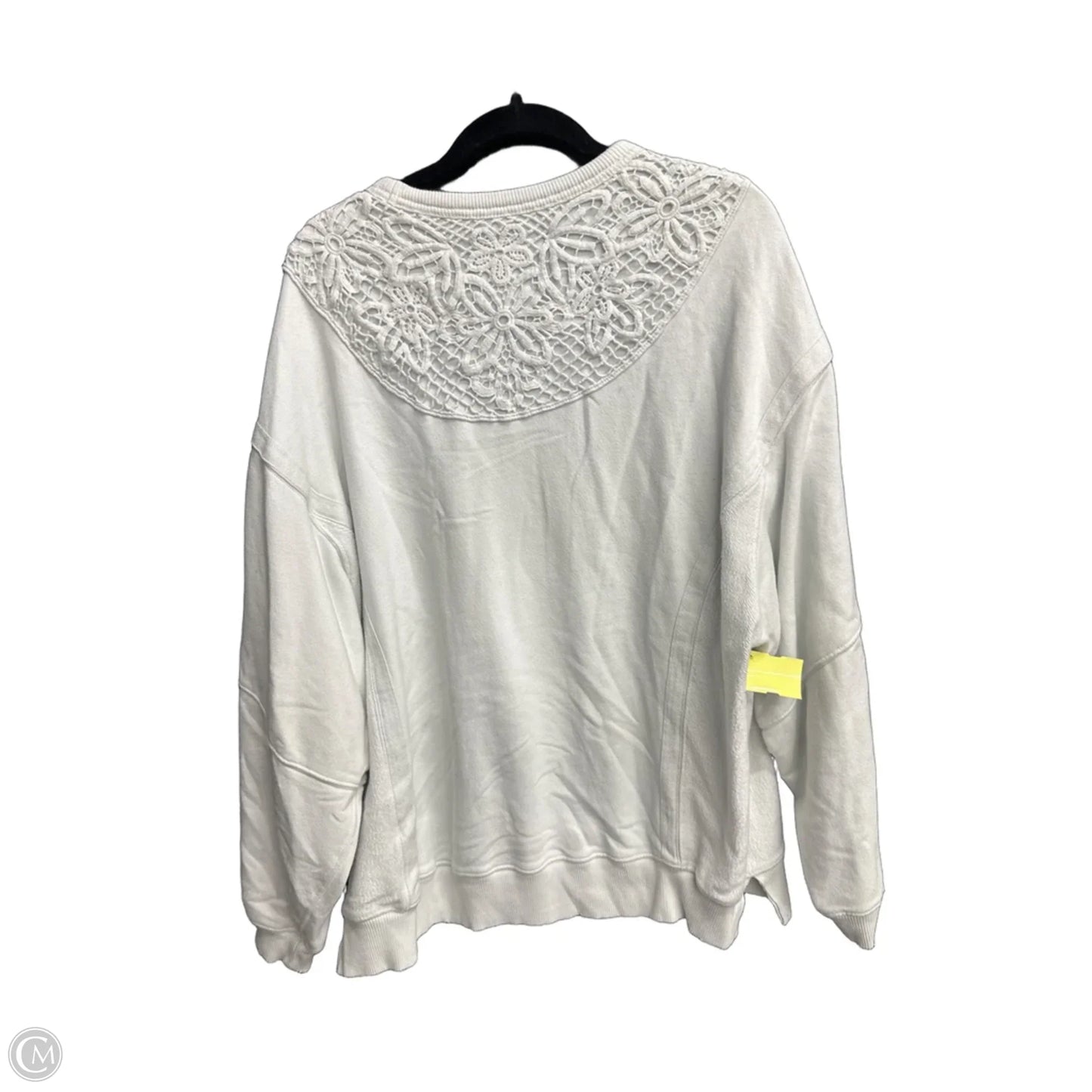 Sweatshirt Collar By Aerie In White, Size: M