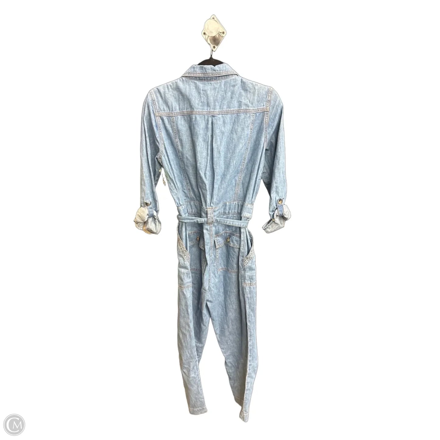 Jumpsuit By Pilcro In Blue Denim, Size: Sp