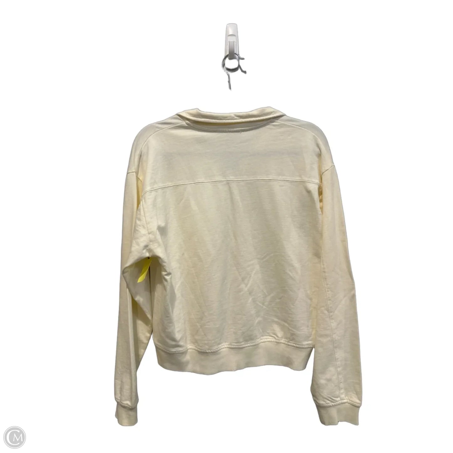 Sweatshirt Collar By Double Zero In White, Size: M