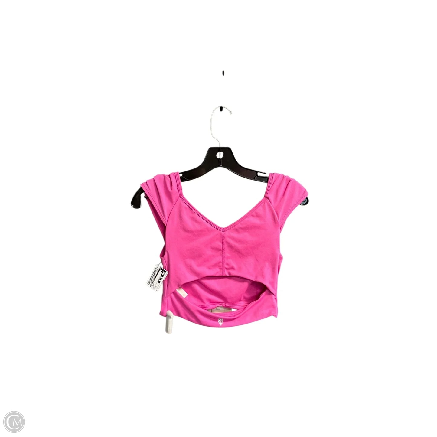 Top Short Sleeve By Free People In Pink, Size: S