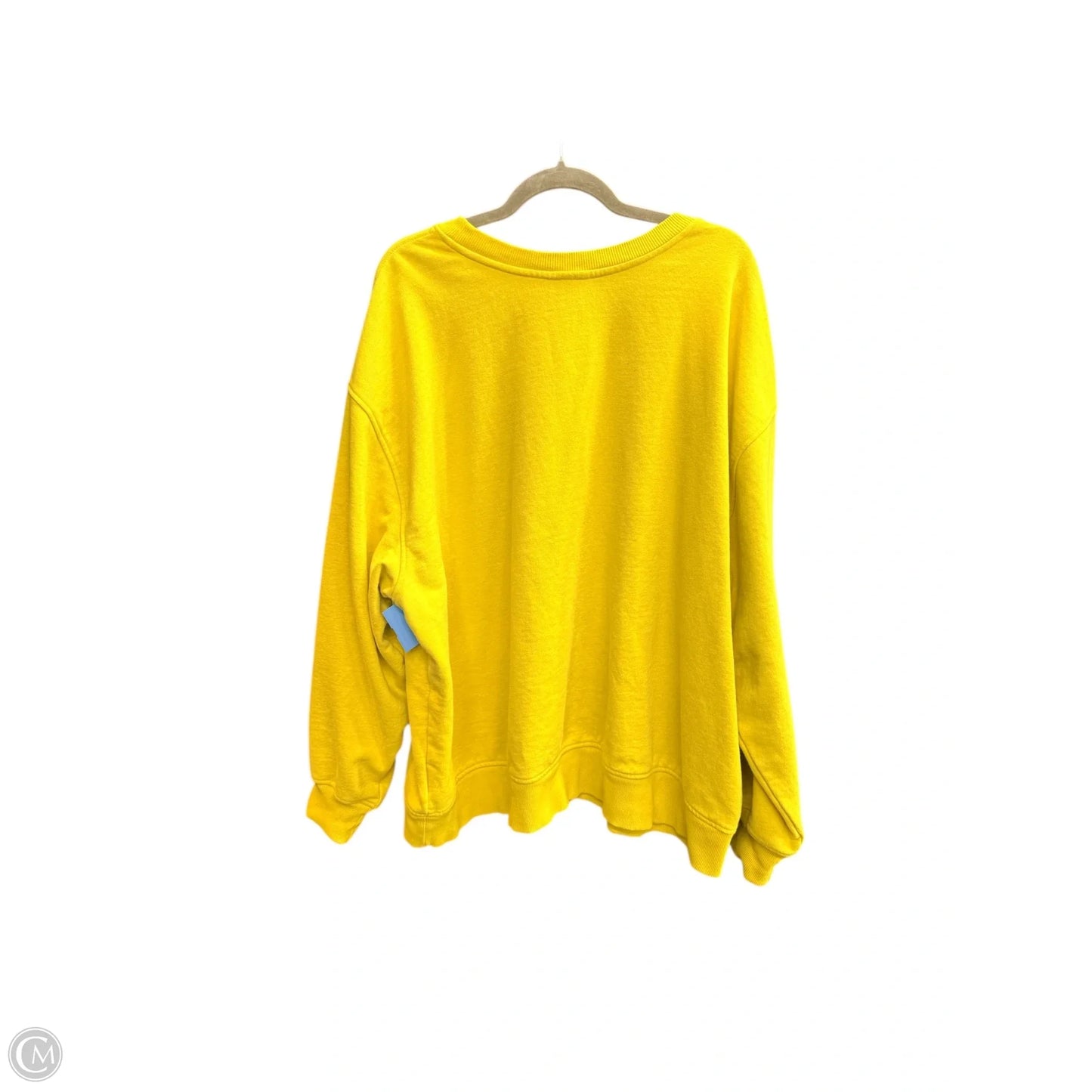 Sweatshirt Collar By The North Face In Yellow, Size: Xxl