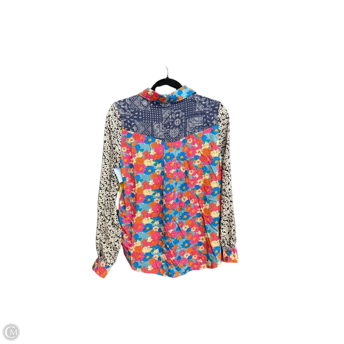 Top Long Sleeve By Natural Life In Multi-colored, Size: Xs