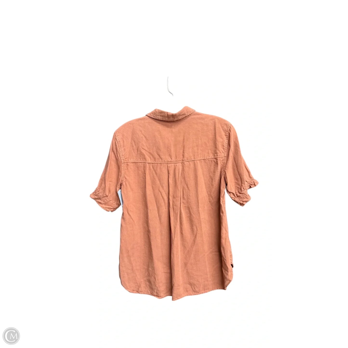 Top Short Sleeve By Cloth & Stone In Brown, Size: S