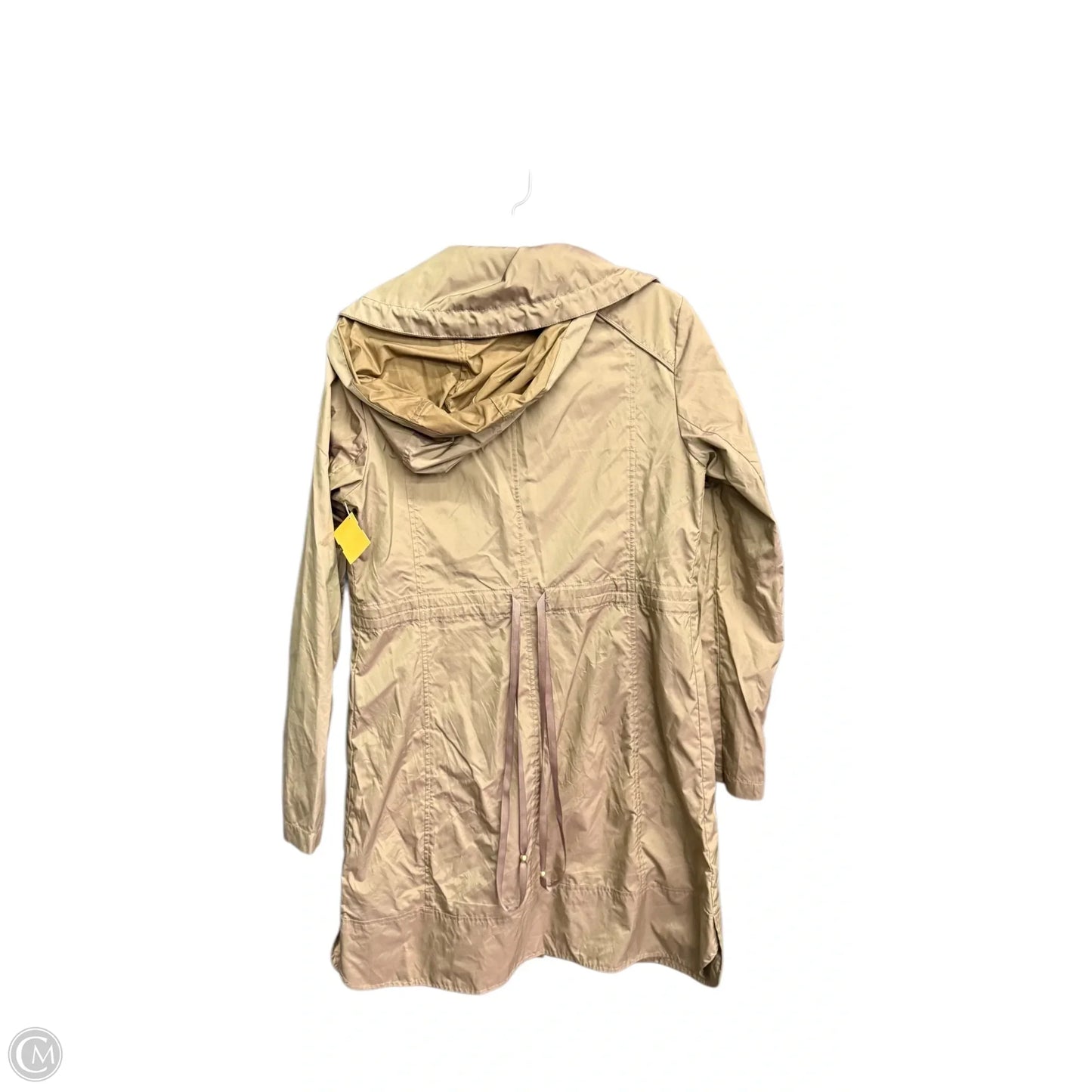 Jacket Windbreaker By Cole-haan In Brown, Size: S