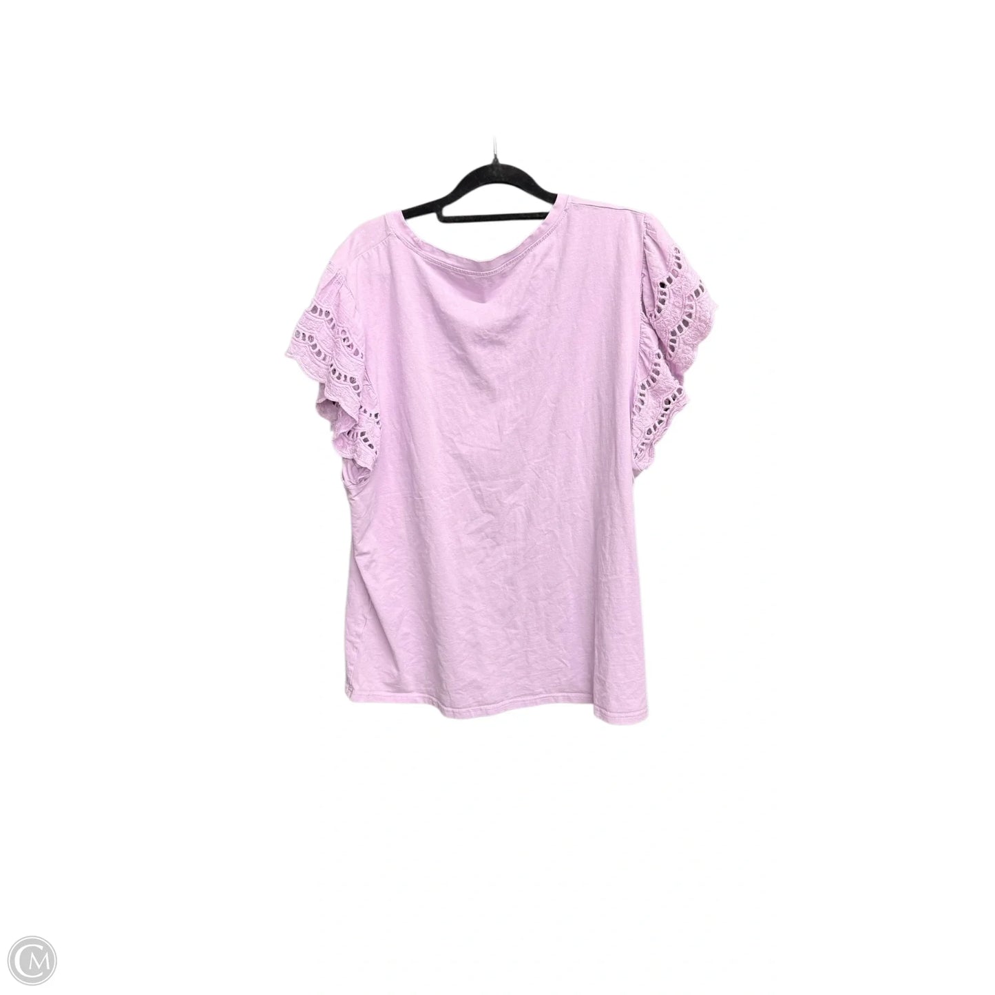 Top Sleeveless By Clothes Mentor In Purple, Size: 2x