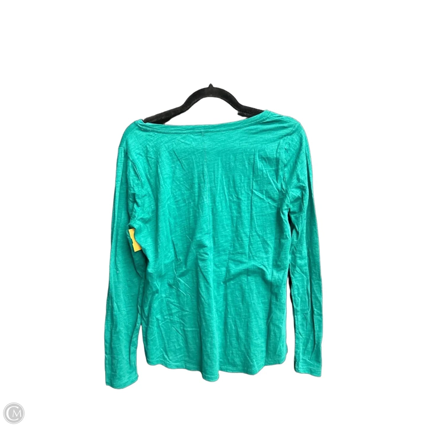 Top Long Sleeve By Loft In Green, Size: M