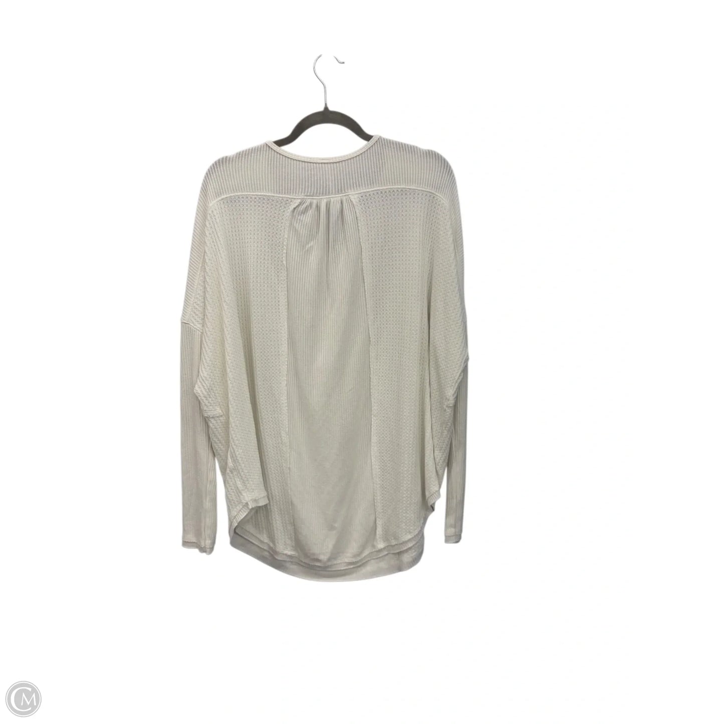 Top Long Sleeve By Free People In White, Size: M