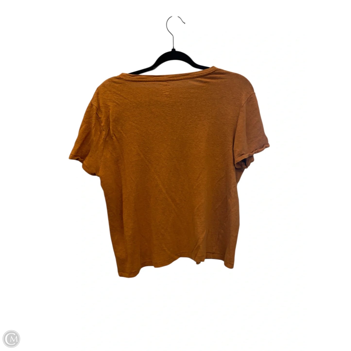 Top Short Sleeve By J. Crew In Orange, Size: L