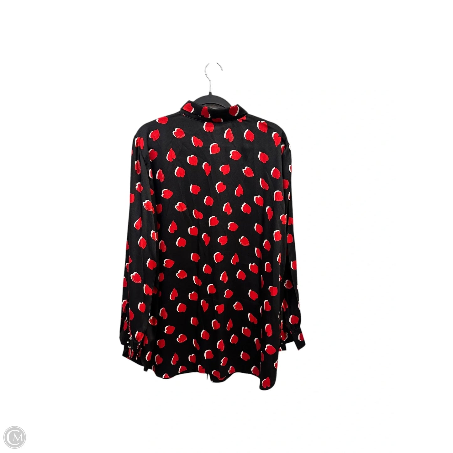 Top Long Sleeve By Chicos In Black, Size: 2x