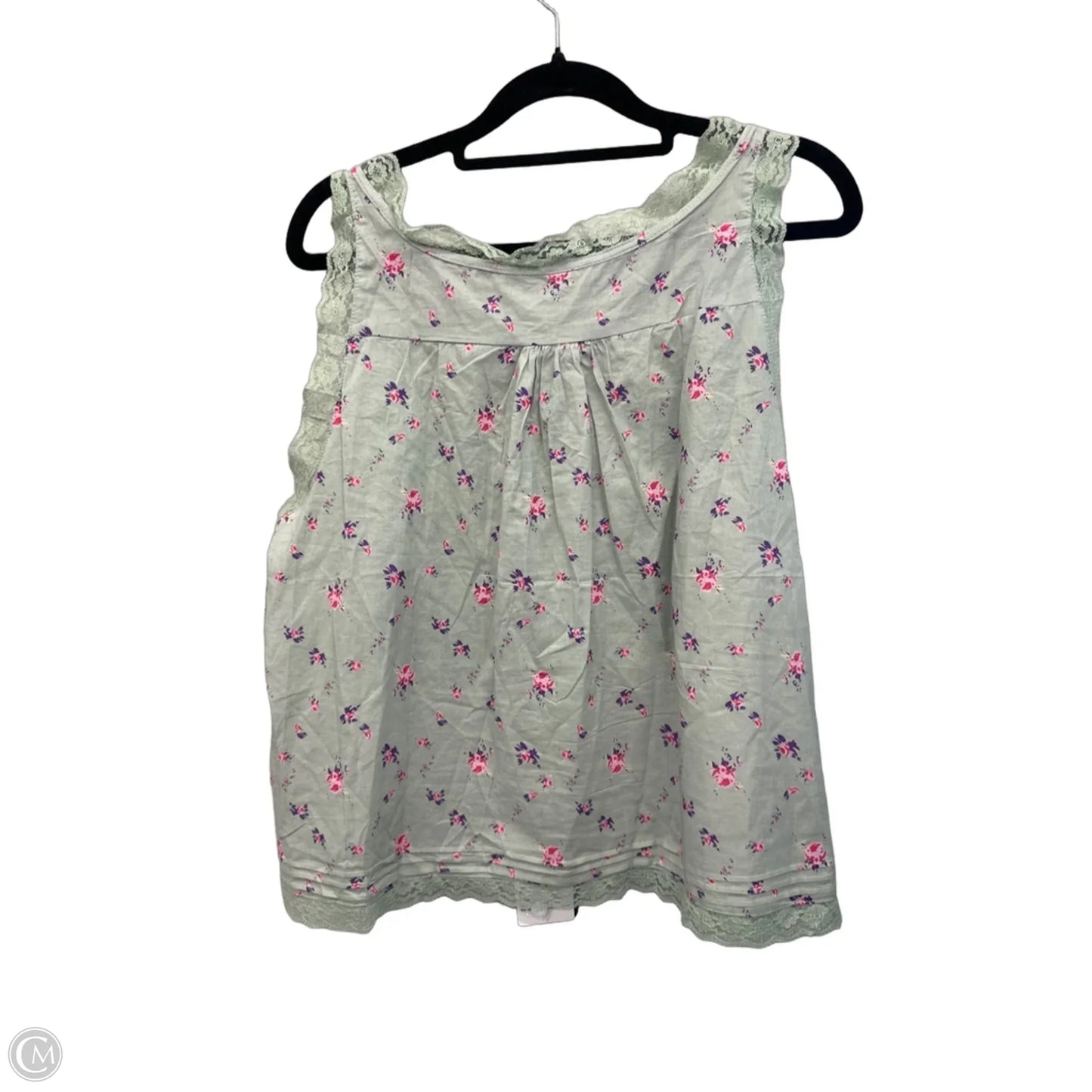 Top Sleeveless By Clothes Mentor In Green, Size: Xl