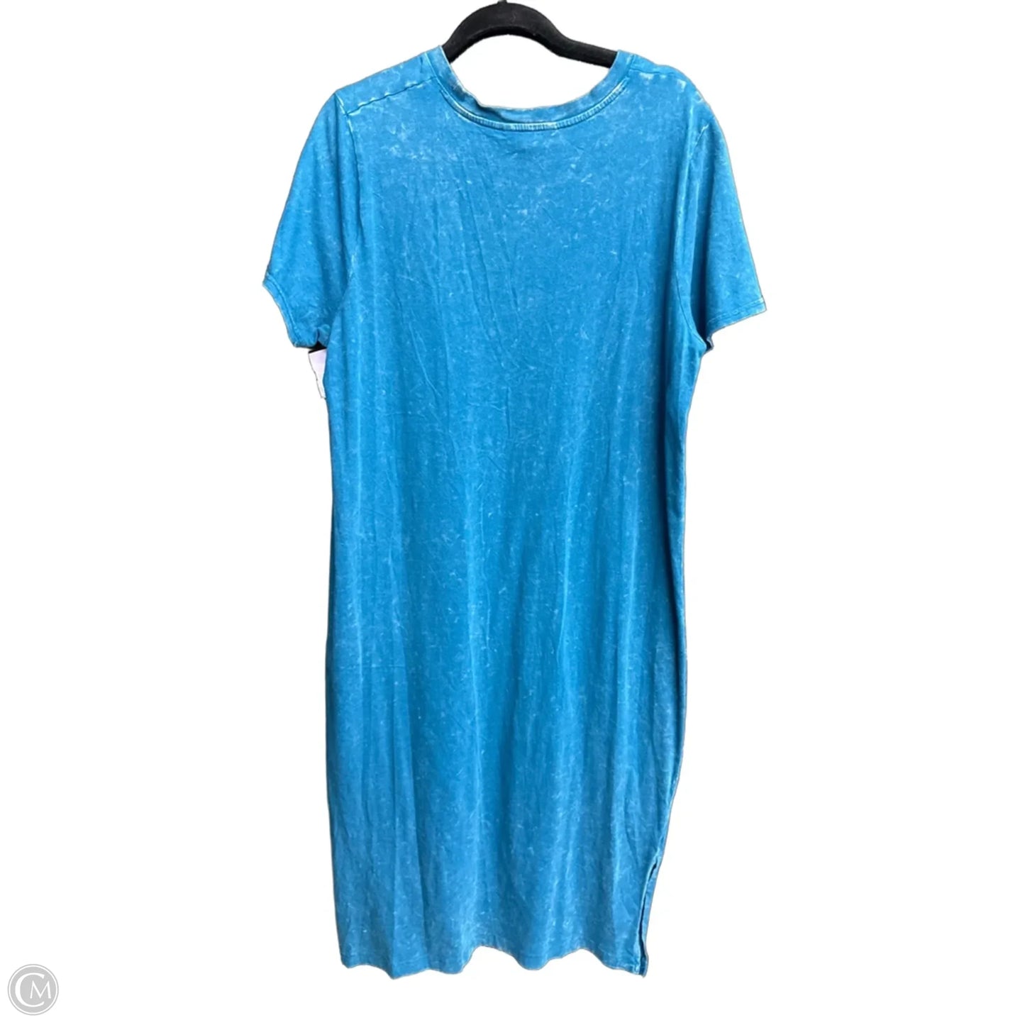 Dress Casual Maxi By Time And Tru In Blue, Size: Xl