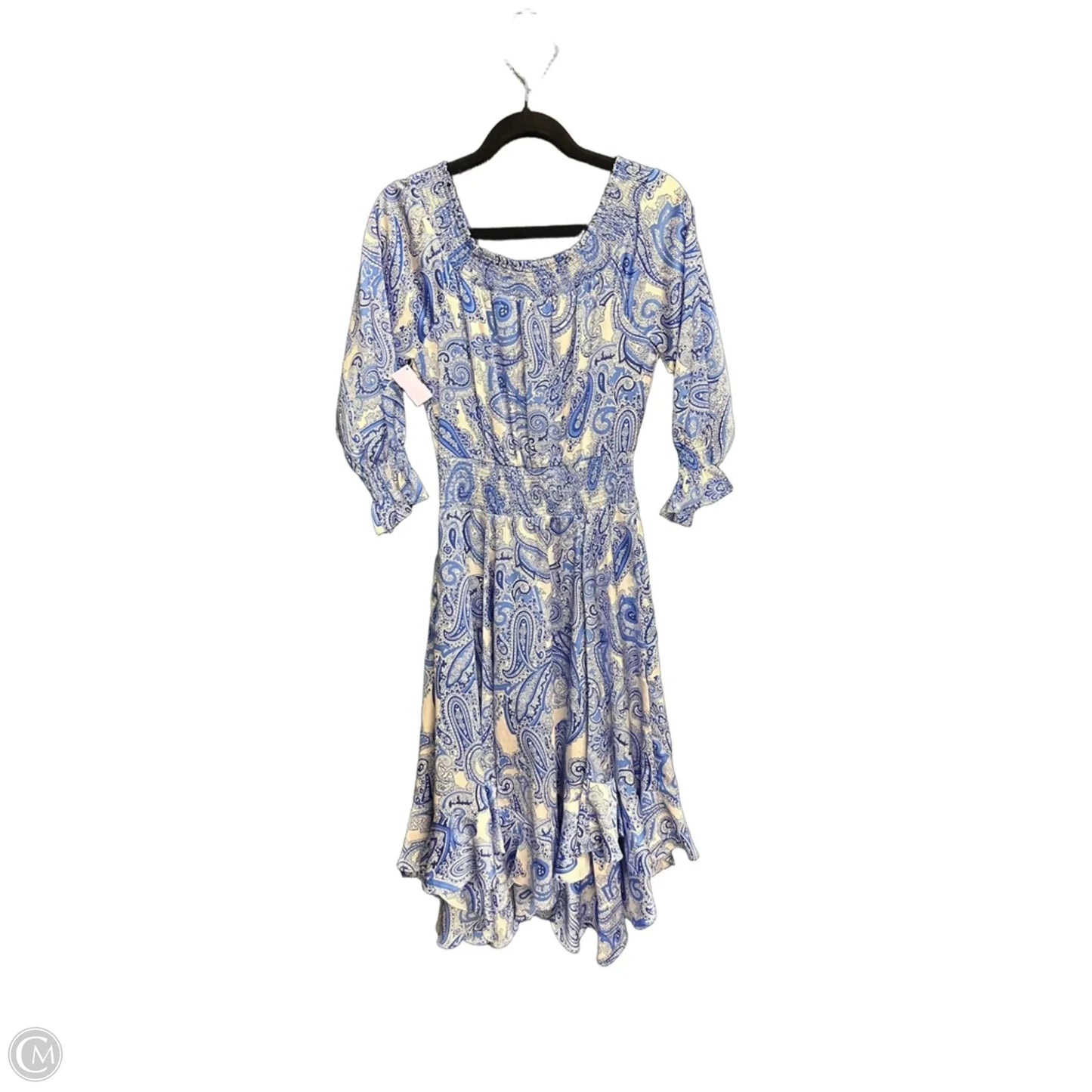 Dress Casual Maxi By Tahari By Arthur Levine In Blue, Size: S