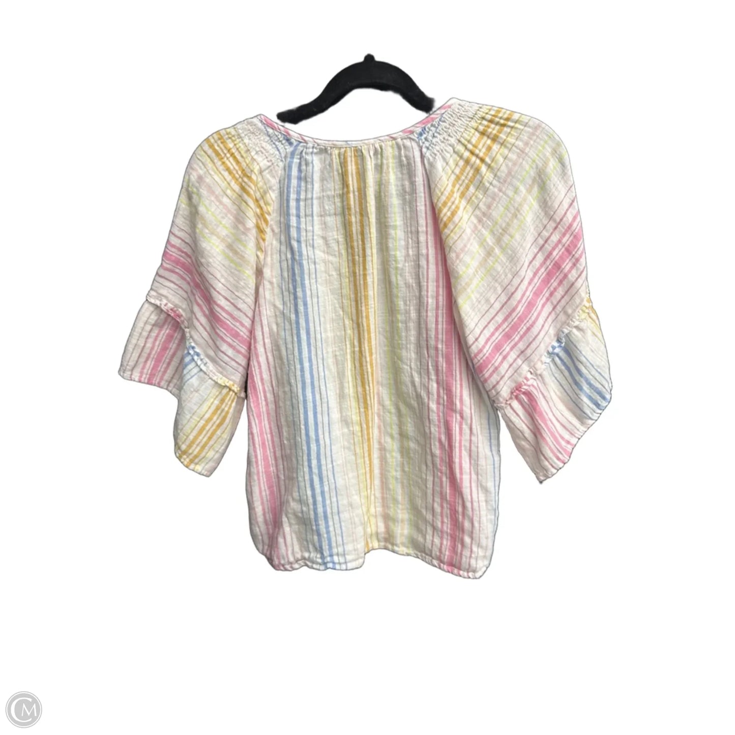 Top Short Sleeve By Ana In Striped Pattern, Size: Xs