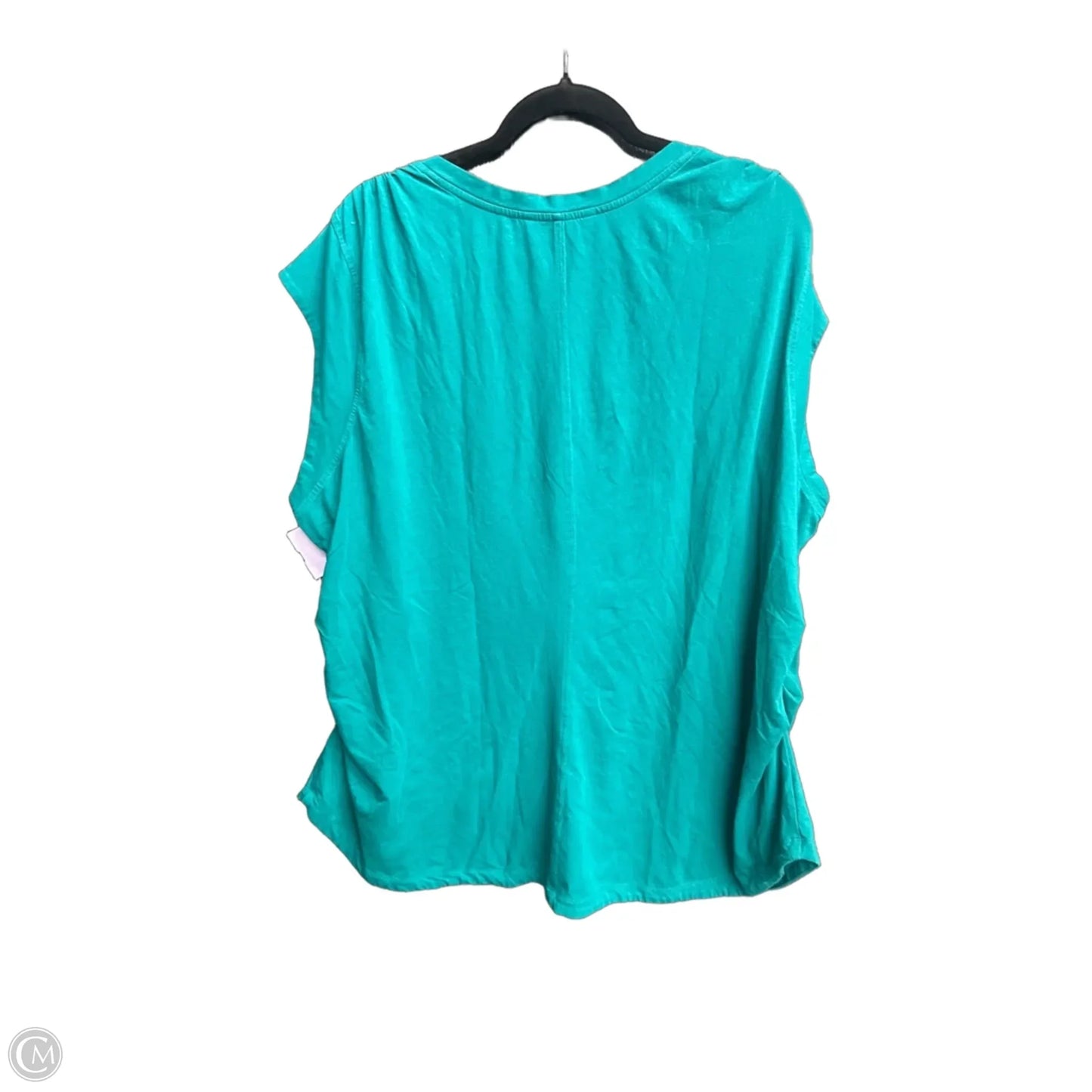 Athletic Top Short Sleeve By Athleta In Green, Size: 3x