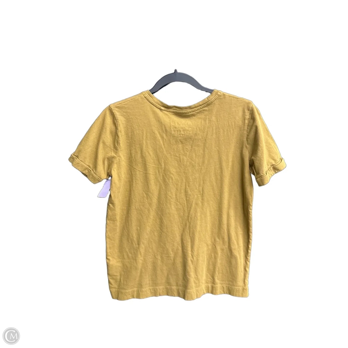 Top Short Sleeve Basic By Jockey In Yellow, Size: M
