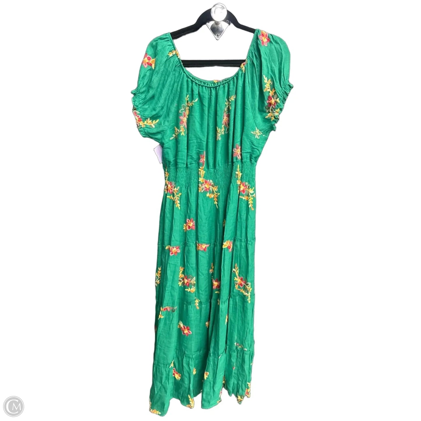 Dress Casual Maxi By Clothes Mentor In Green, Size: 2x