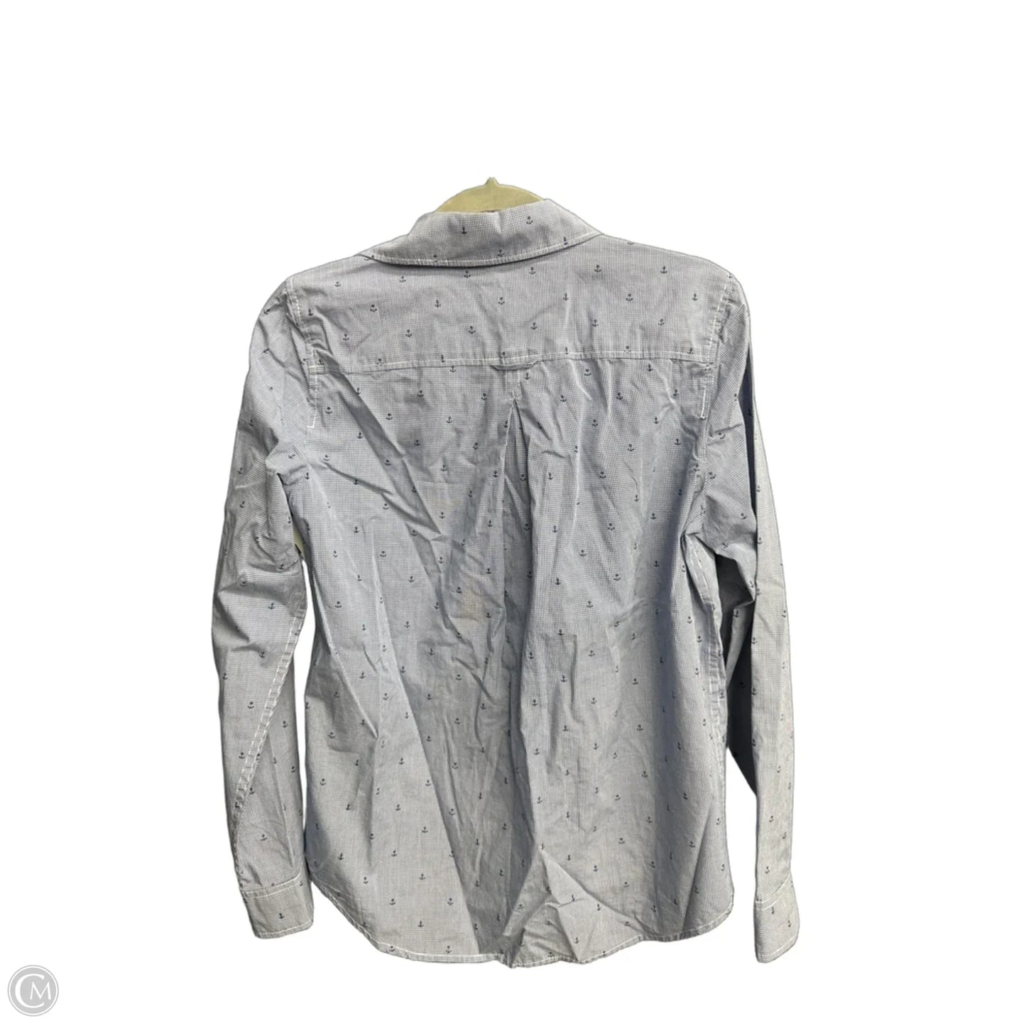 Top Long Sleeve By Tommy Hilfiger In Blue, Size: S