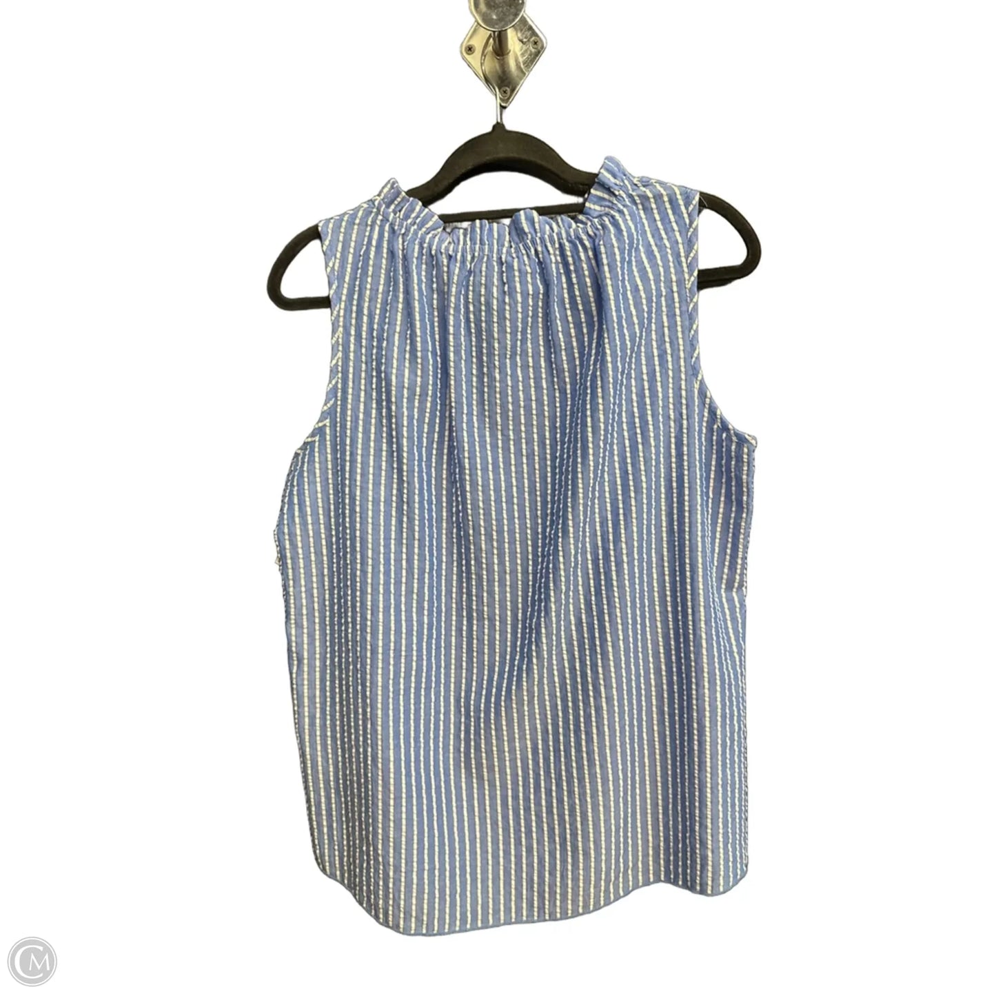 Top Sleeveless By Clothes Mentor In Blue, Size: M