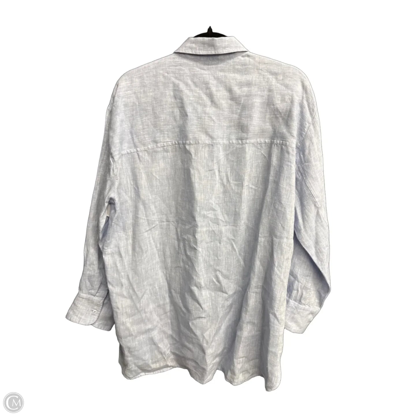 Blouse Long Sleeve By Haven In Blue, Size: M