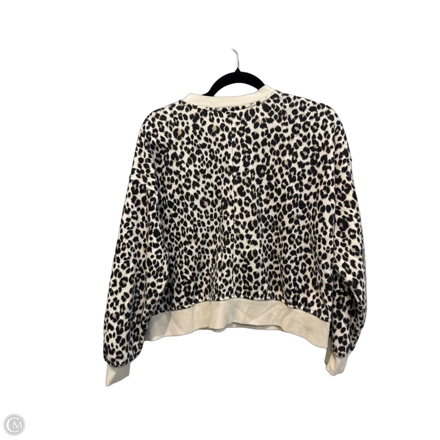 Sweatshirt Crewneck By Old Navy In Animal Print, Size: S