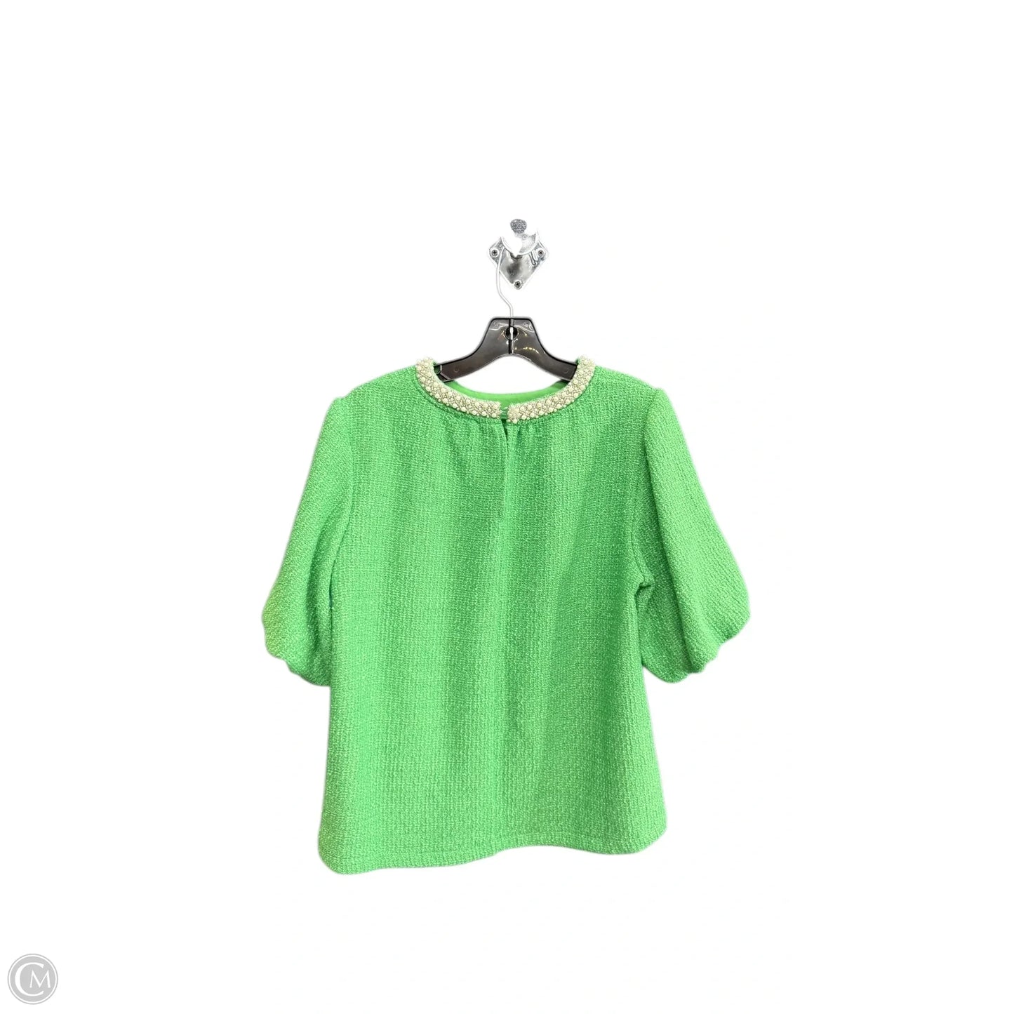 Sweater Short Sleeve By Voy In Green, Size: M