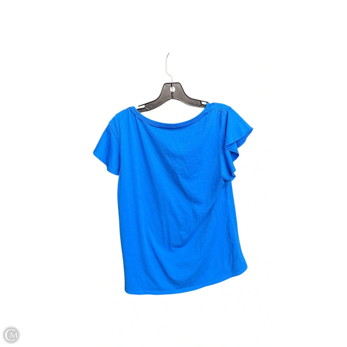 Top Short Sleeve By White House Black Market In Blue, Size: M