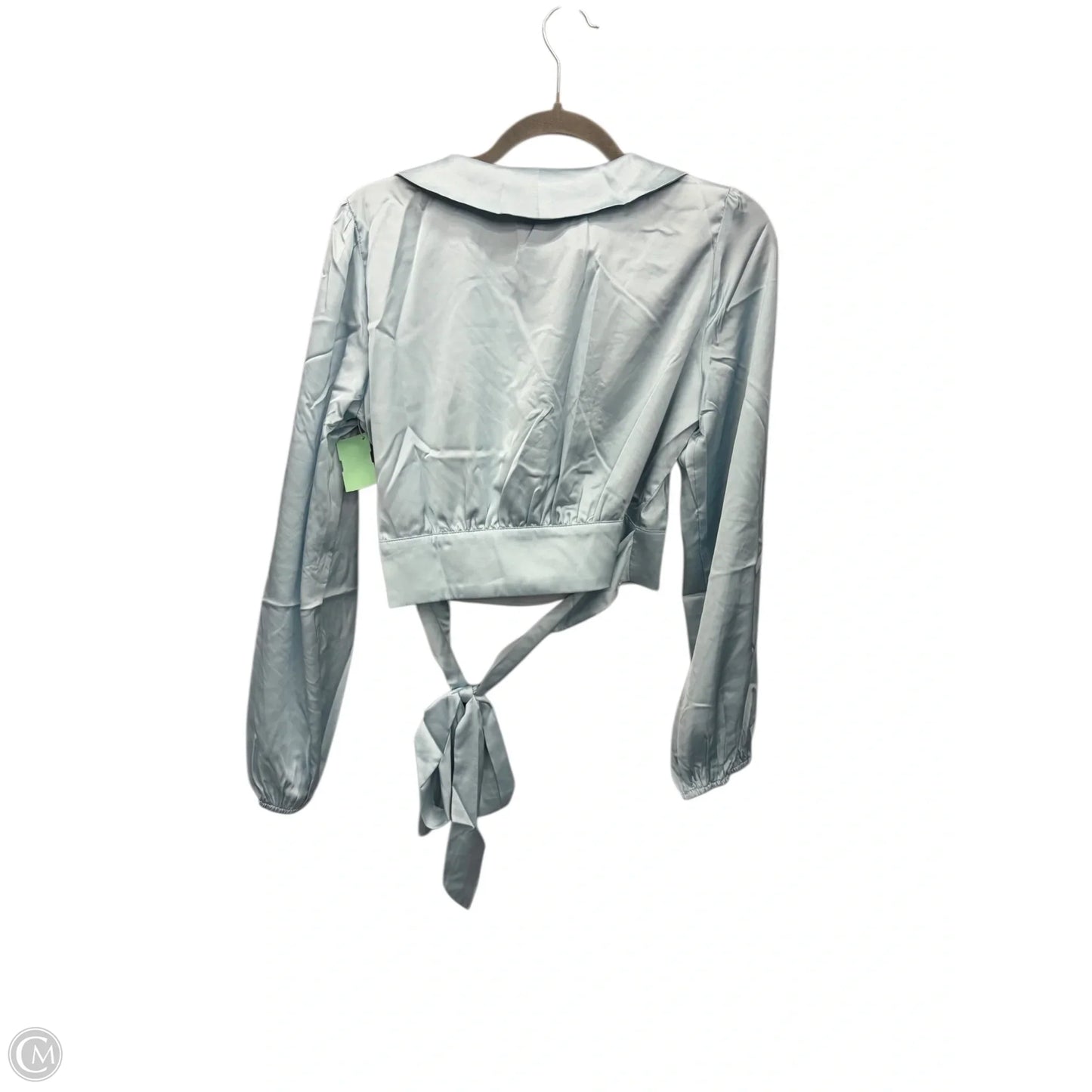 Top Long Sleeve By Sugar Lips In Teal, Size: M
