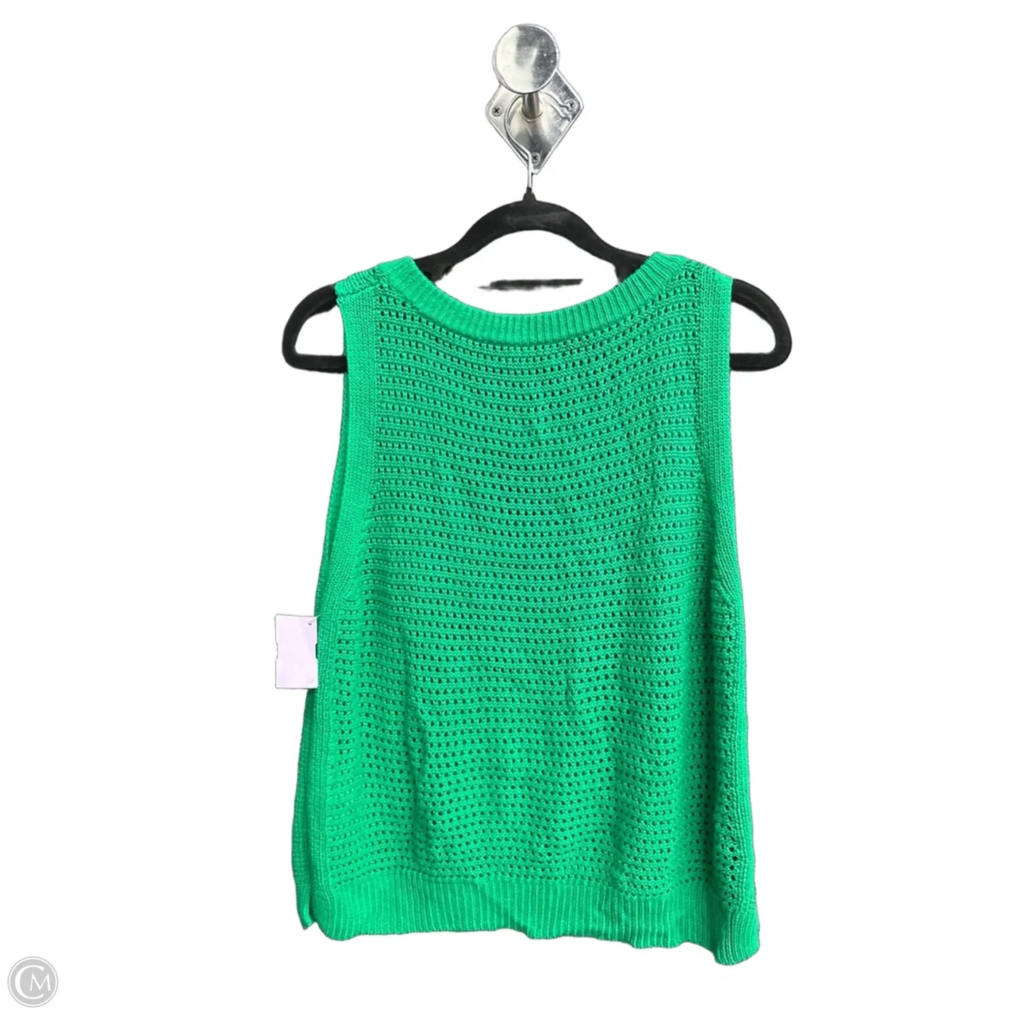 Top Sleeveless By Clothes Mentor In Green, Size: M