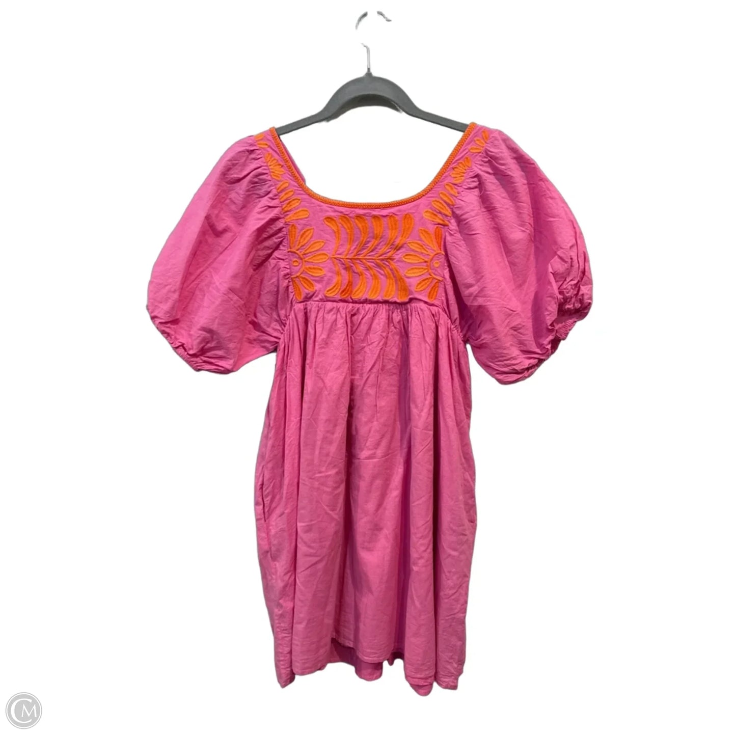 Dress Casual Short By Clothes Mentor In Orange & Pink, Size: Xs