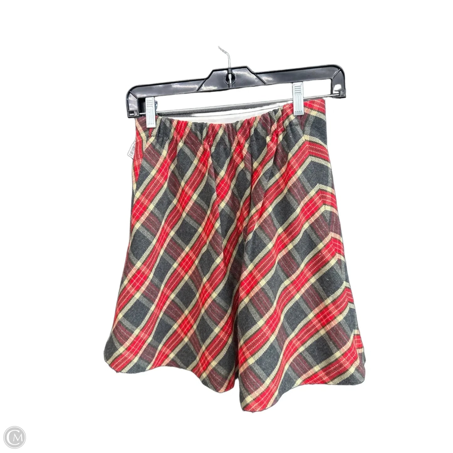 Skirt Designer By Neiman Marcus In Plaid Pattern, Size: 12