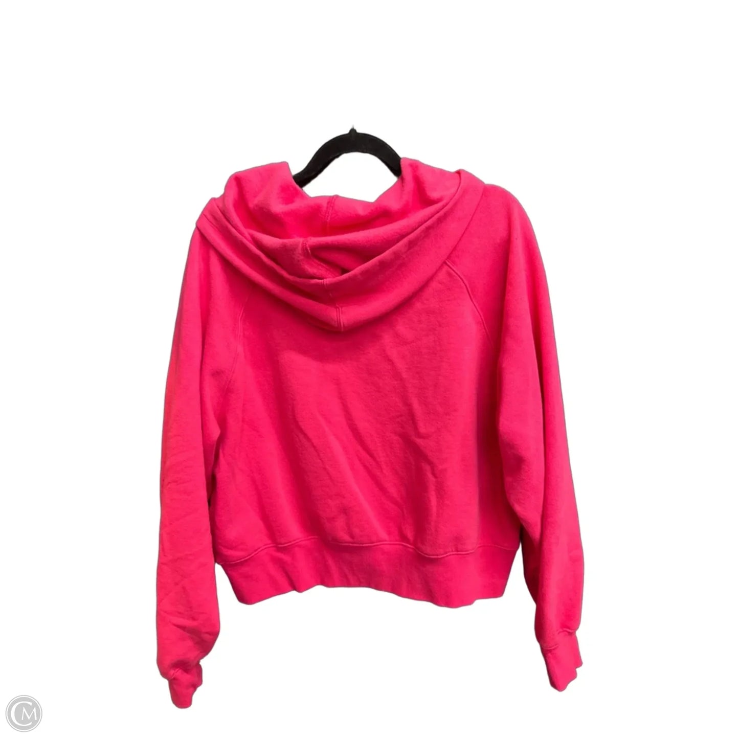 Sweatshirt Hoodie By Pink In Pink, Size: L